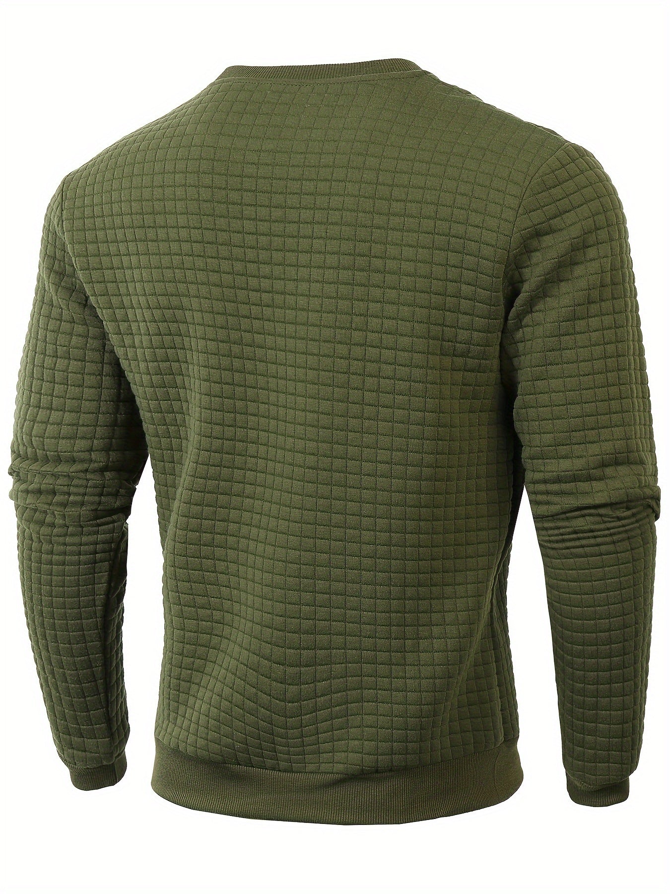 Casual Slim Fit Tröja för Herr | Perfekt för Höst/Vinter