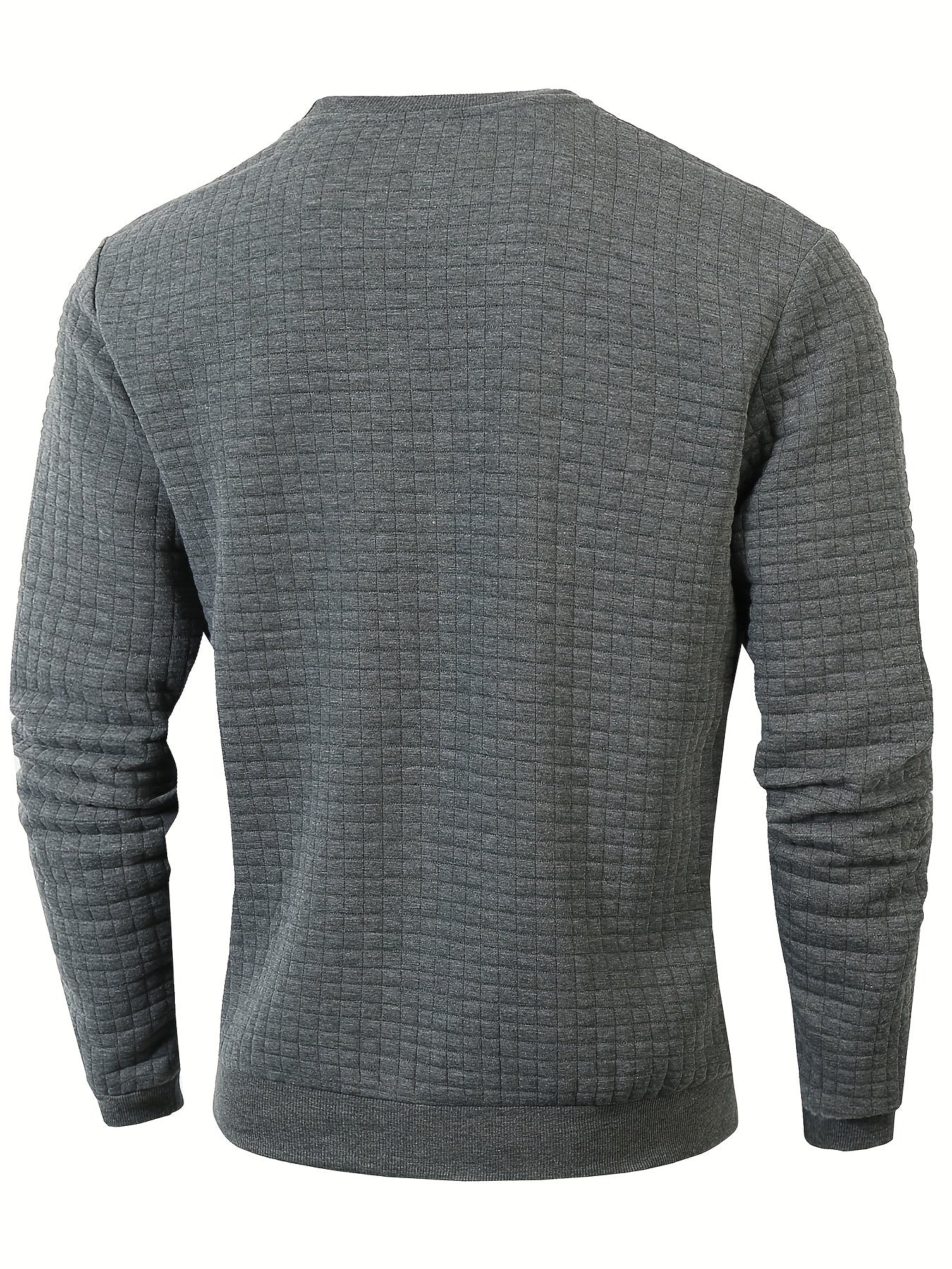 Casual Slim Fit Tröja för Herr | Perfekt för Höst/Vinter