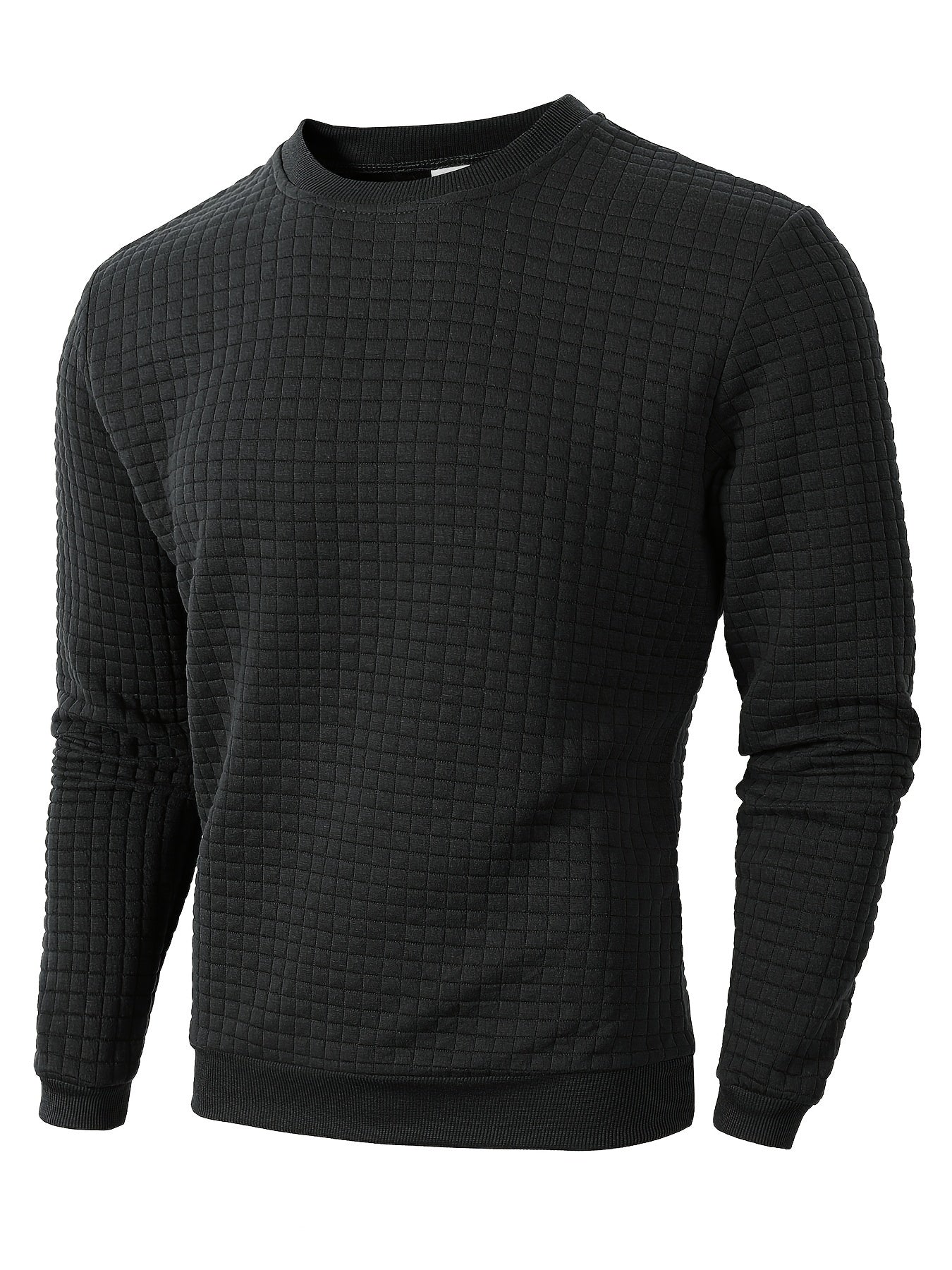 Casual Slim Fit Tröja för Herr | Perfekt för Höst/Vinter