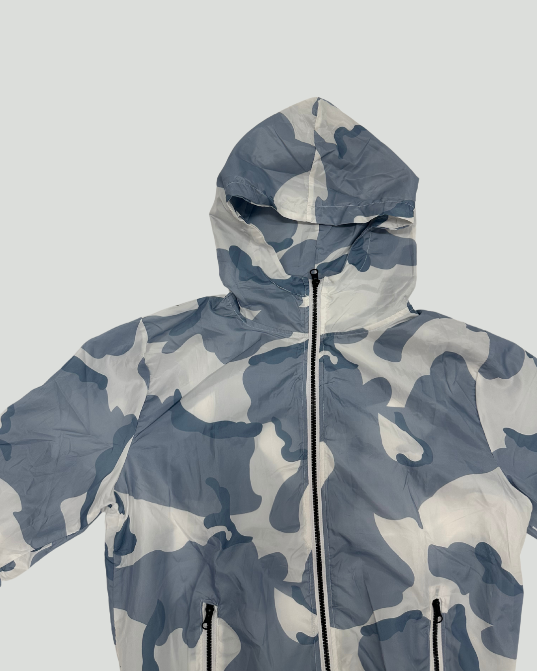 Camouflage Windbreaker Blue