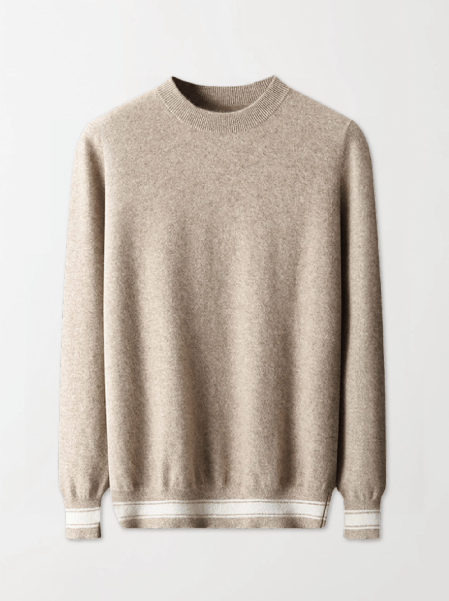 Cashmere Striped Trim Lounge Set