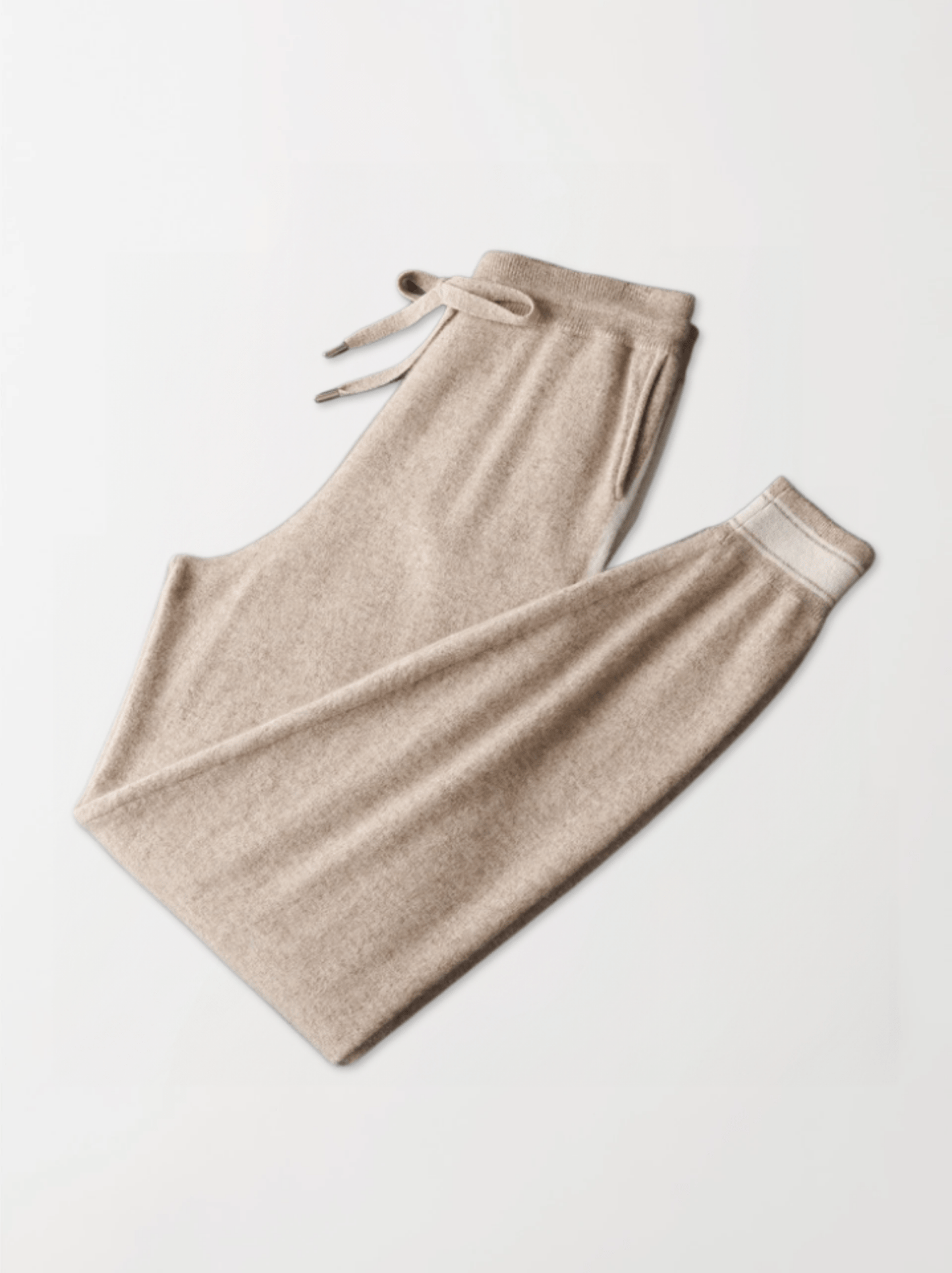Cashmere Striped Trim Lounge Set