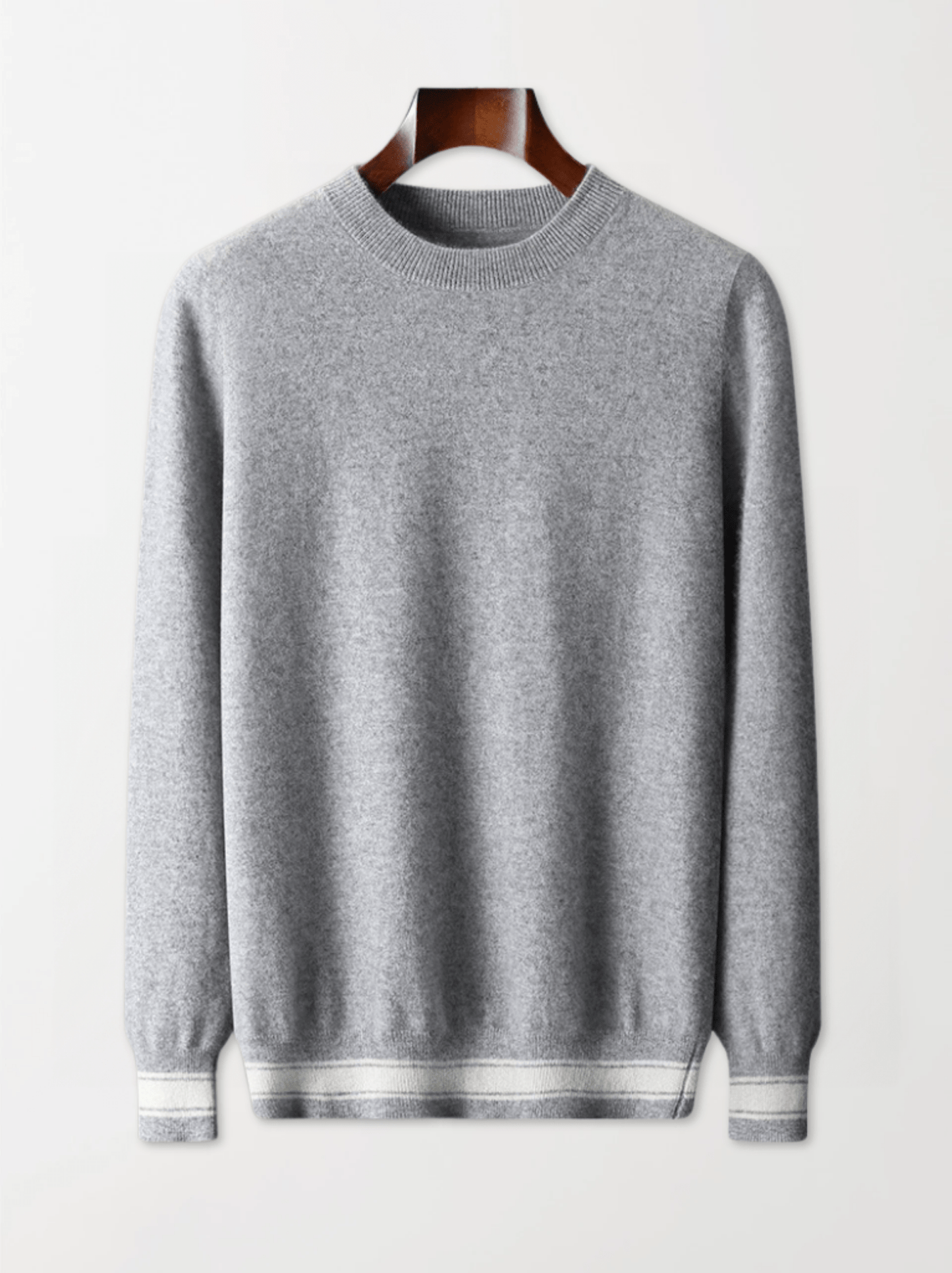 Cashmere Striped Trim Lounge Set