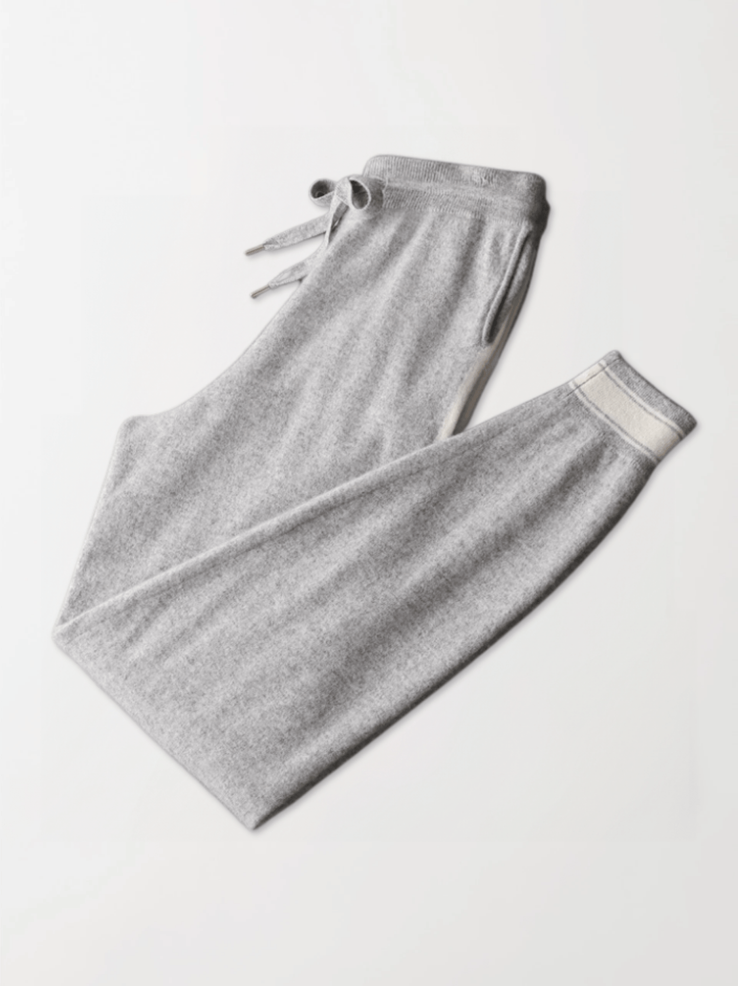 Cashmere Striped Trim Lounge Set