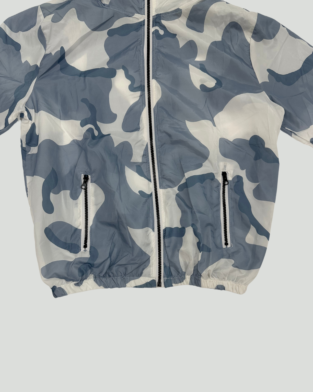 Camouflage Windbreaker Blue