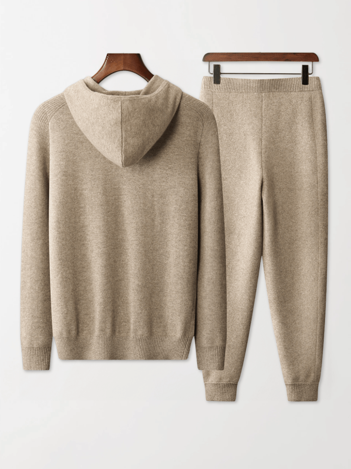Cashmere Zip Hoodie Sweat Set