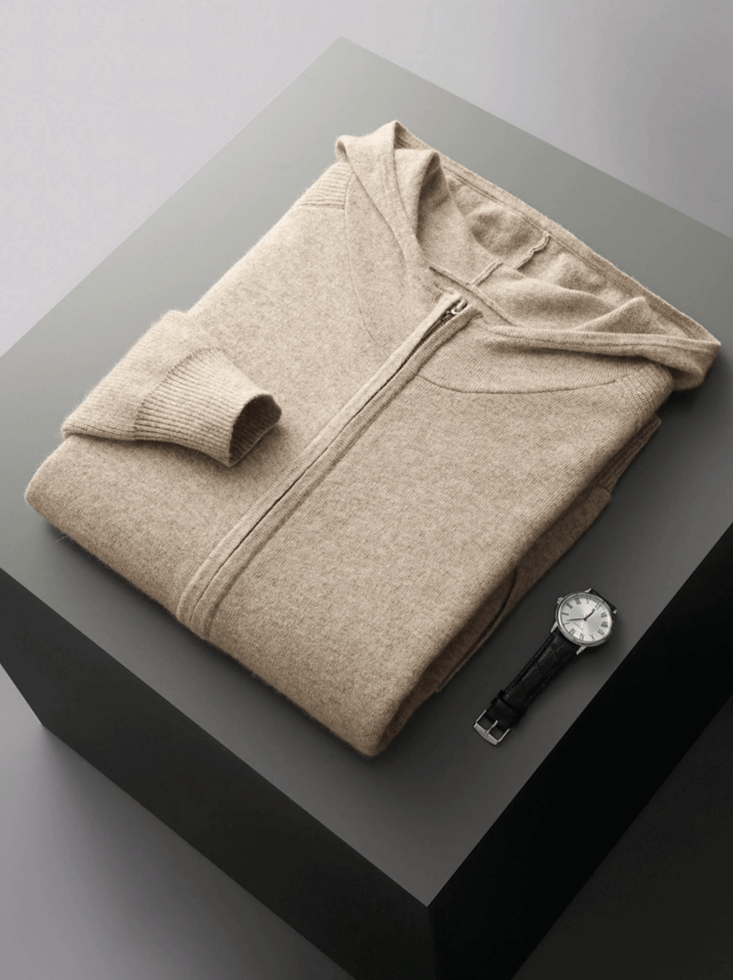 Cashmere Zip Hoodie Sweat Set