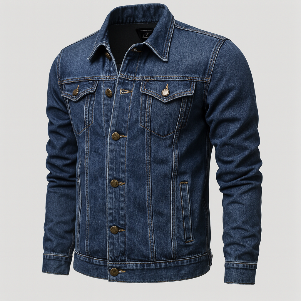 Denim Truckerjacka för män