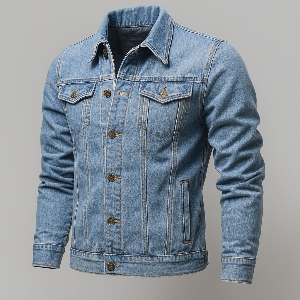 Denim Truckerjacka för män