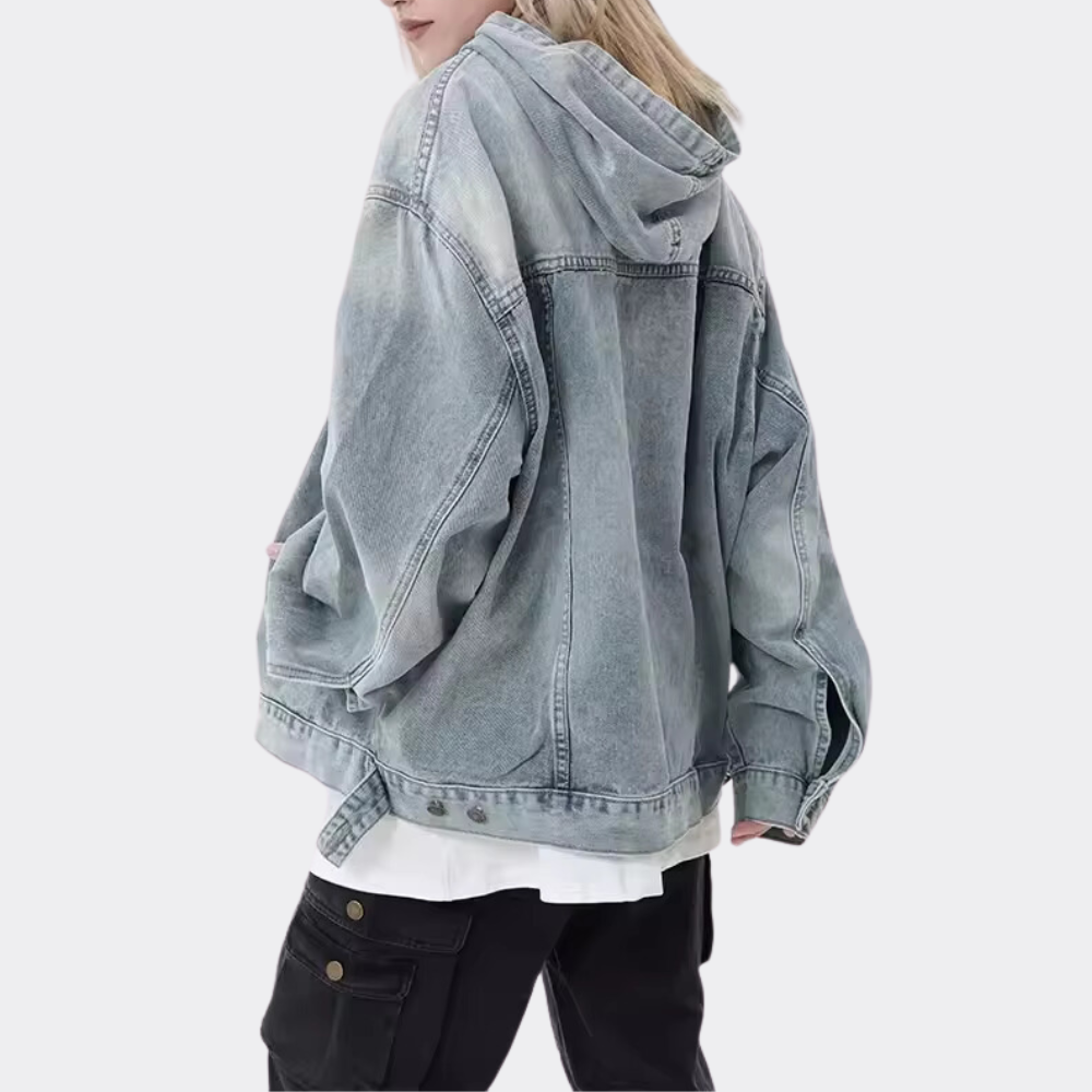 Denim-hoodie