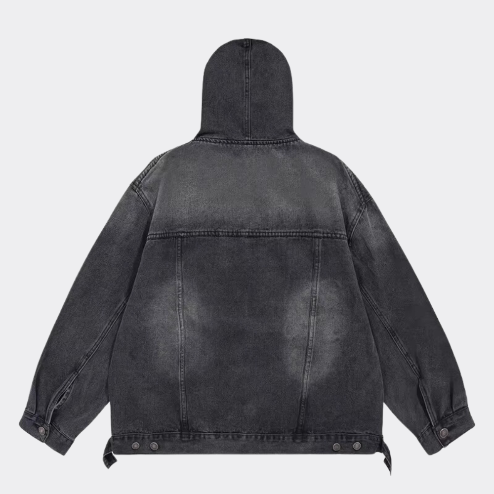 Denim-hoodie