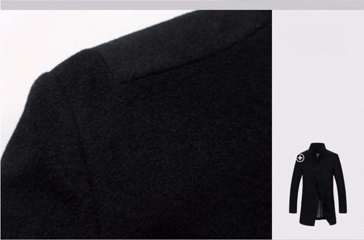 Elegant herrkappa i ull