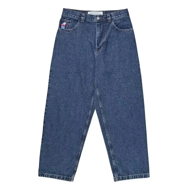 Trendiga Streetwear lösa jeans för män - Sebbe