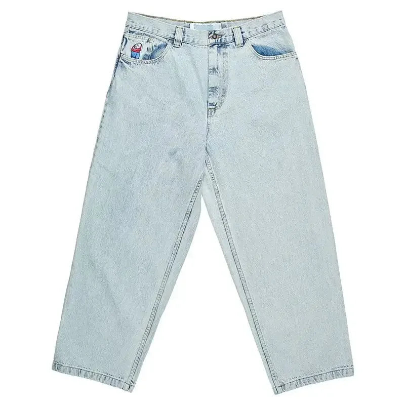 Trendiga Streetwear lösa jeans för män - Sebbe