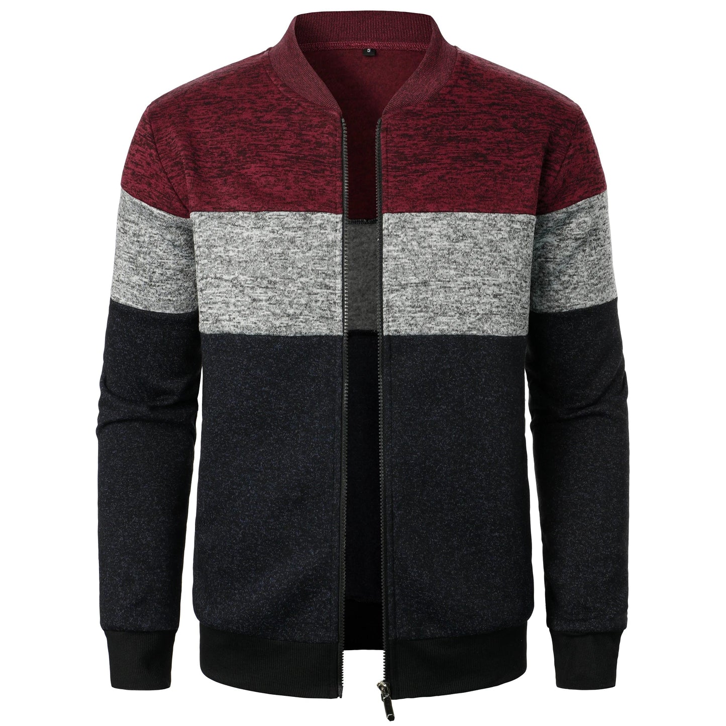 Cardigan herr med ståkrage