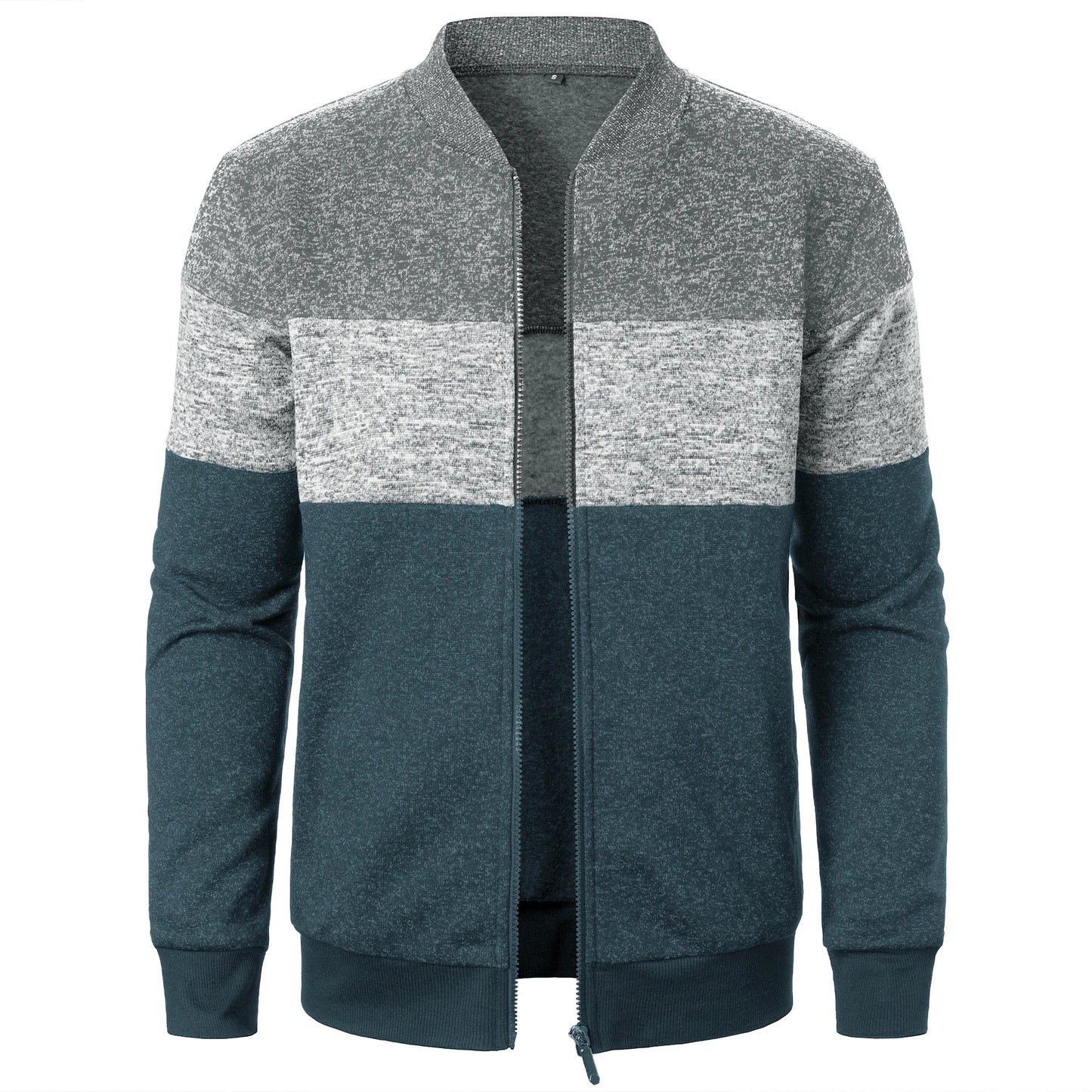 Cardigan herr med ståkrage