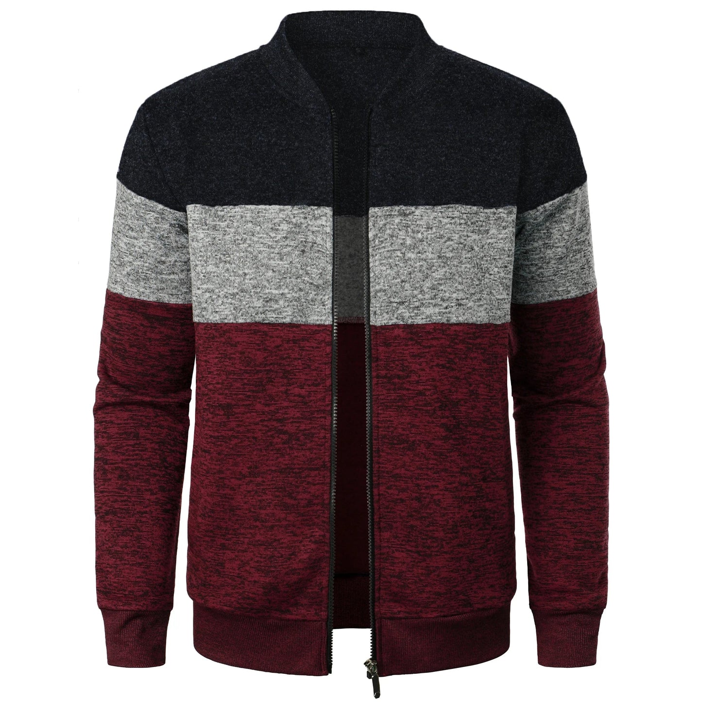 Cardigan herr med ståkrage
