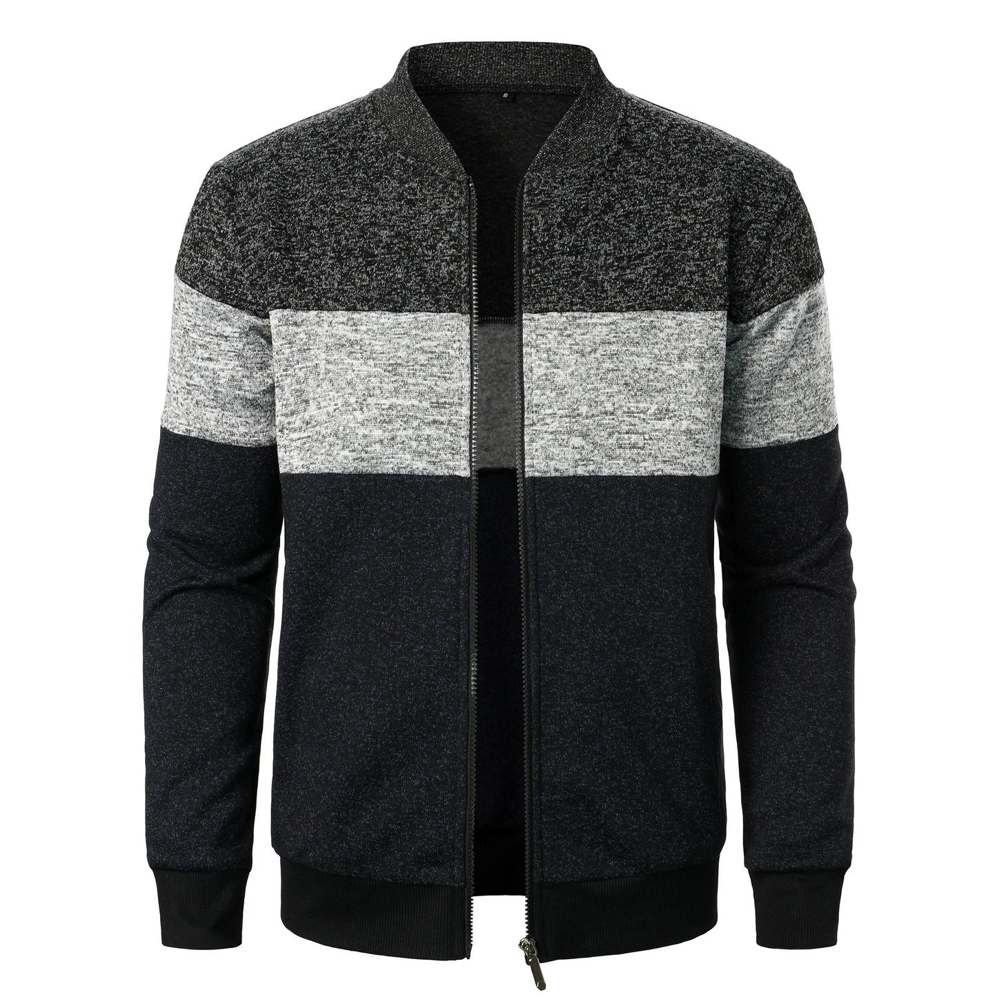 Cardigan herr med ståkrage