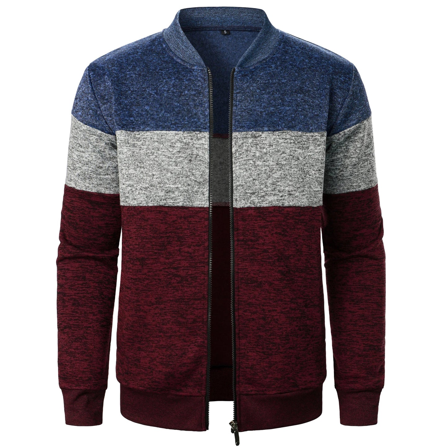 Cardigan herr med ståkrage