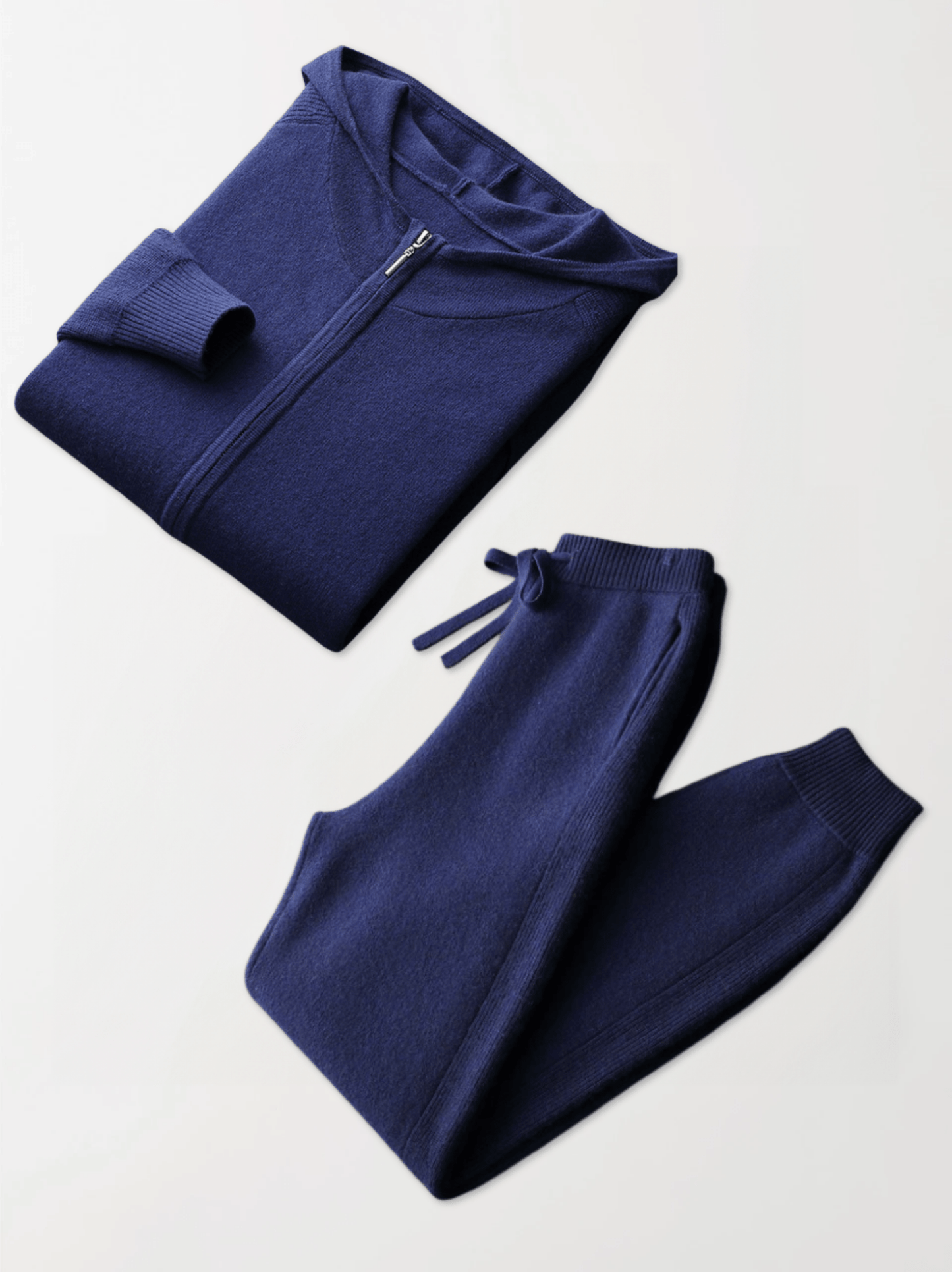 Cashmere Zip Hoodie Sweat Set