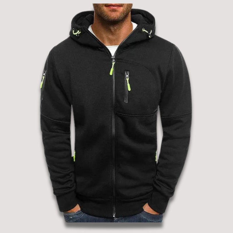 Högkvalitativ herrhoodie – förstklassig komfort & stil