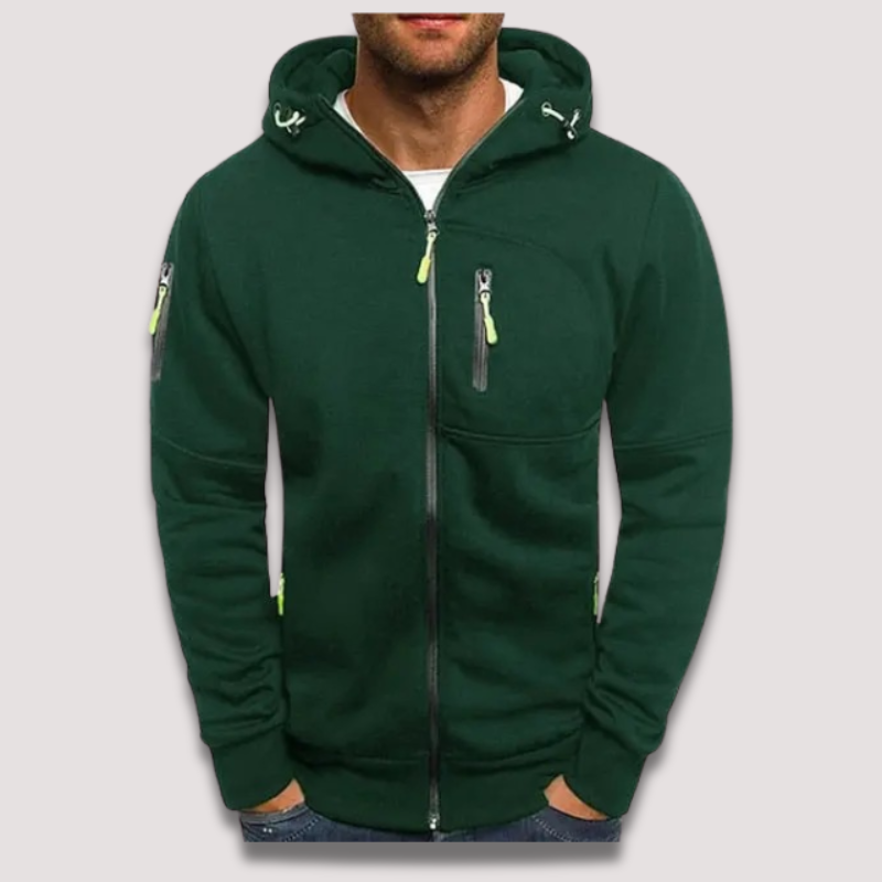 Högkvalitativ herrhoodie – förstklassig komfort & stil
