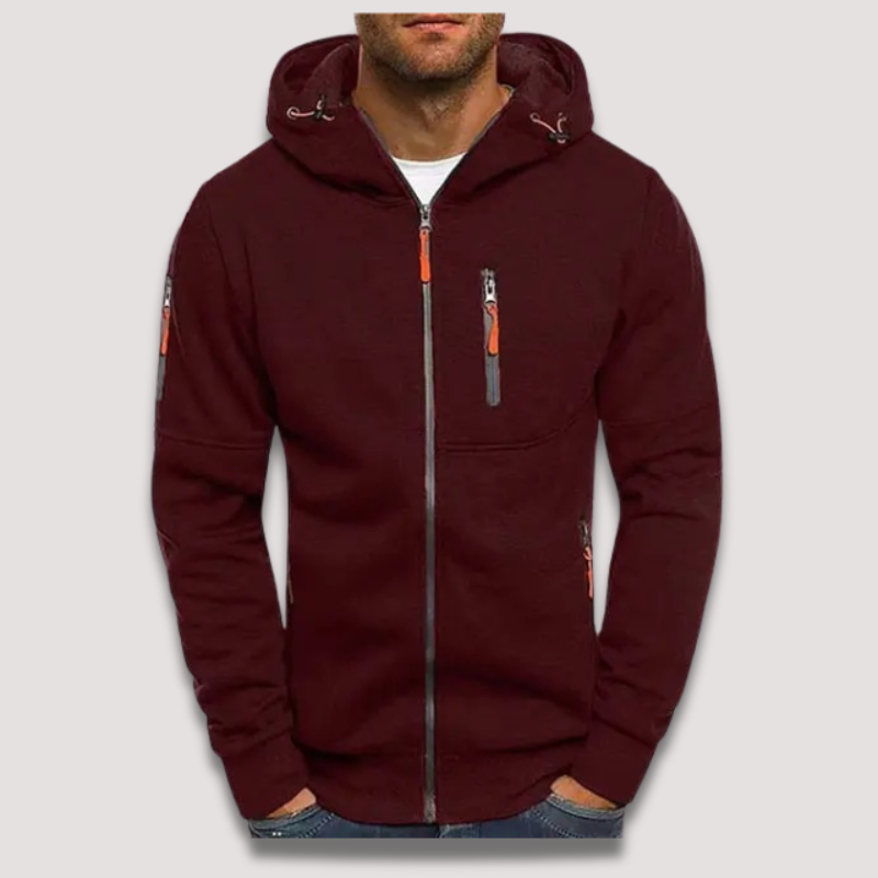 Högkvalitativ herrhoodie – förstklassig komfort & stil