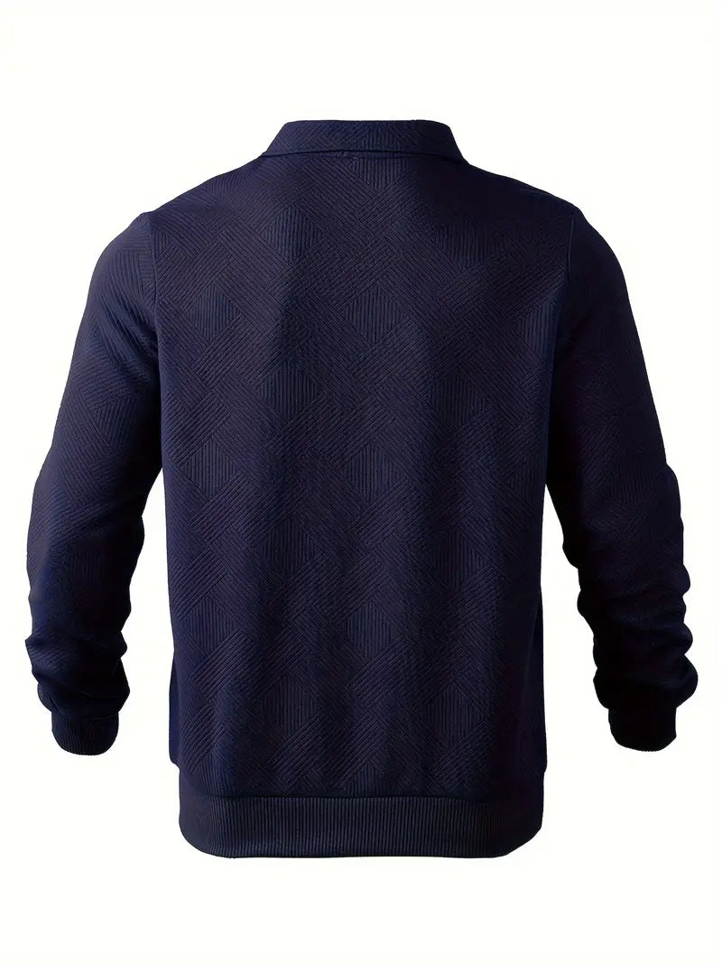 Ashwin | Stilfull 1/4-zip-tröja för män