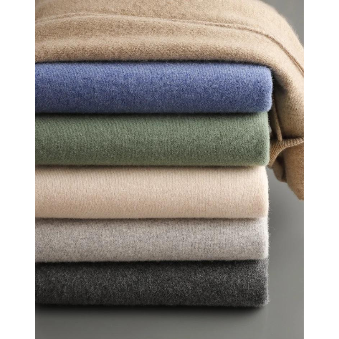 Warmood | merino stickad huvtröja