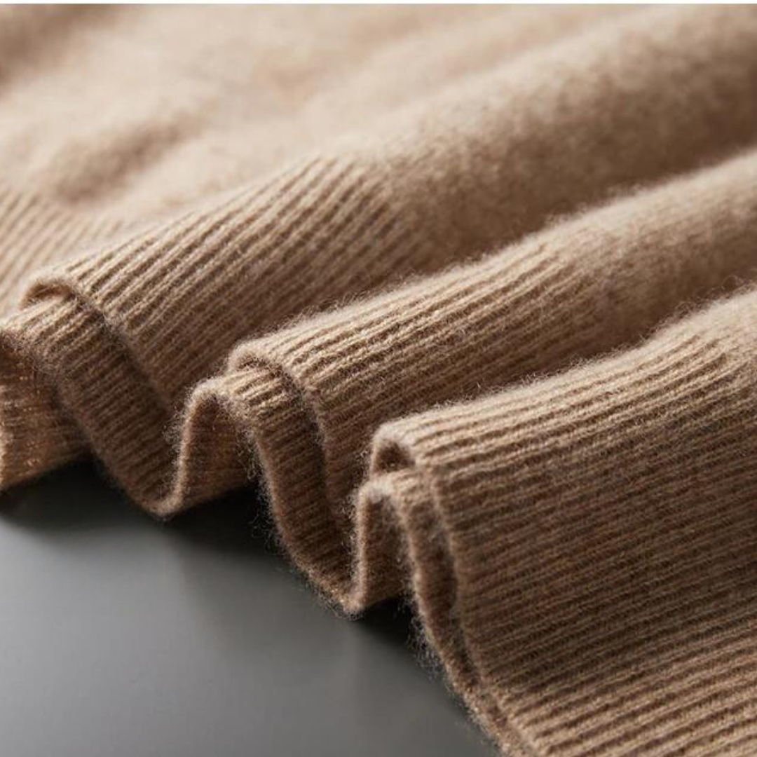 Warmood | merino stickad huvtröja