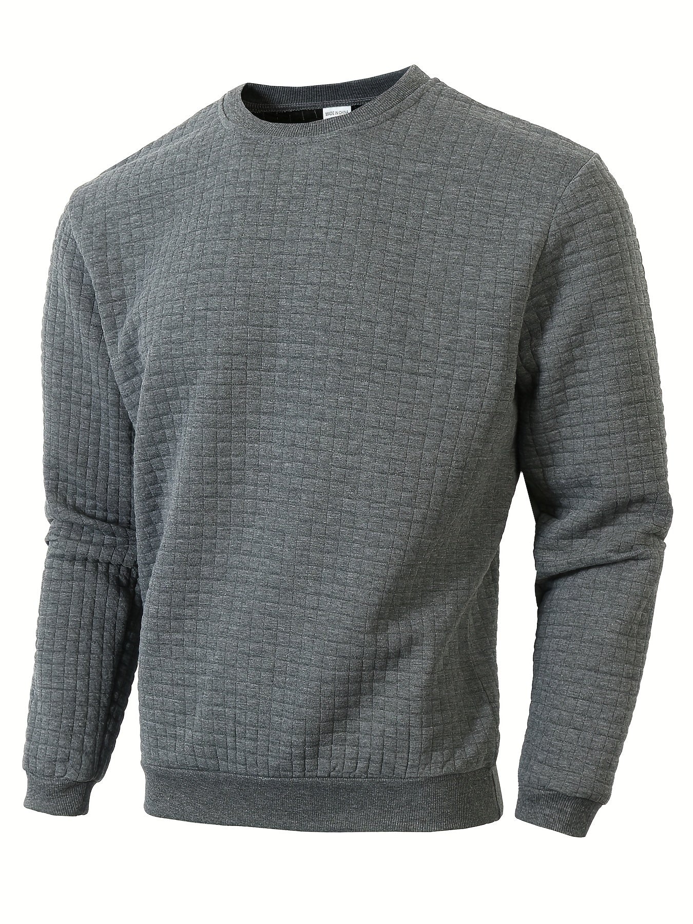 Casual Slim Fit Tröja för Herr | Perfekt för Höst/Vinter