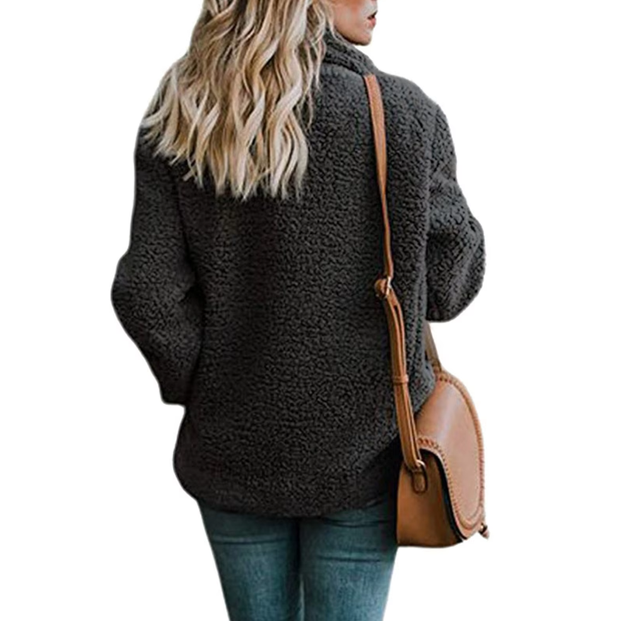 Dahlia | Oversized fluffig fleecejacka