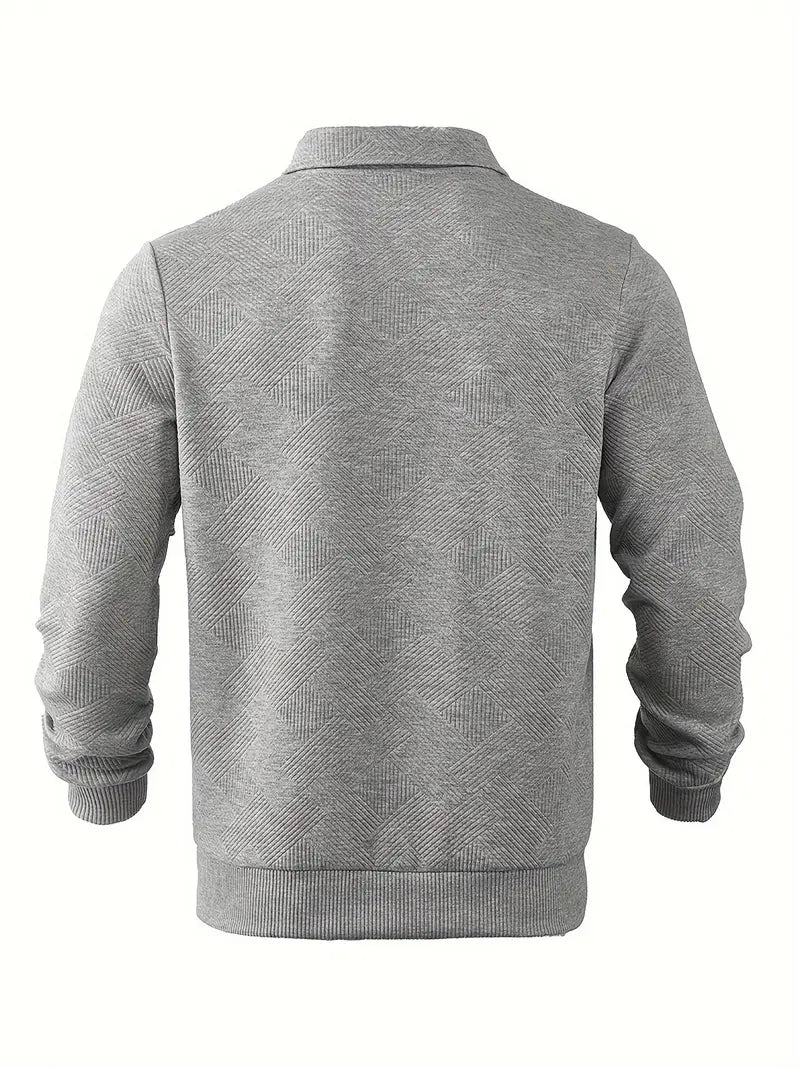 Ashwin | Stilfull 1/4-zip-tröja för män