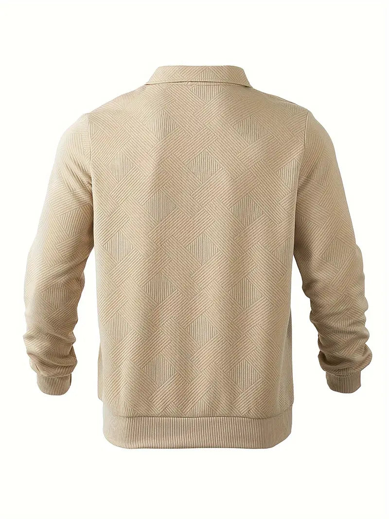 Ashwin | Stilfull 1/4-zip-tröja för män