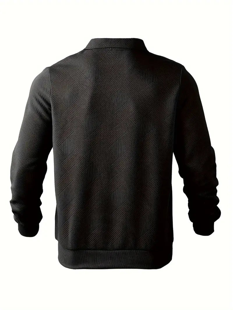 Ashwin | Stilfull 1/4-zip-tröja för män