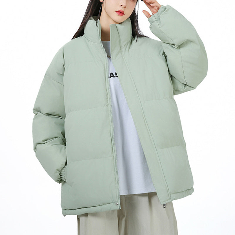 Unisex vinterjacka oversize med ståkrage