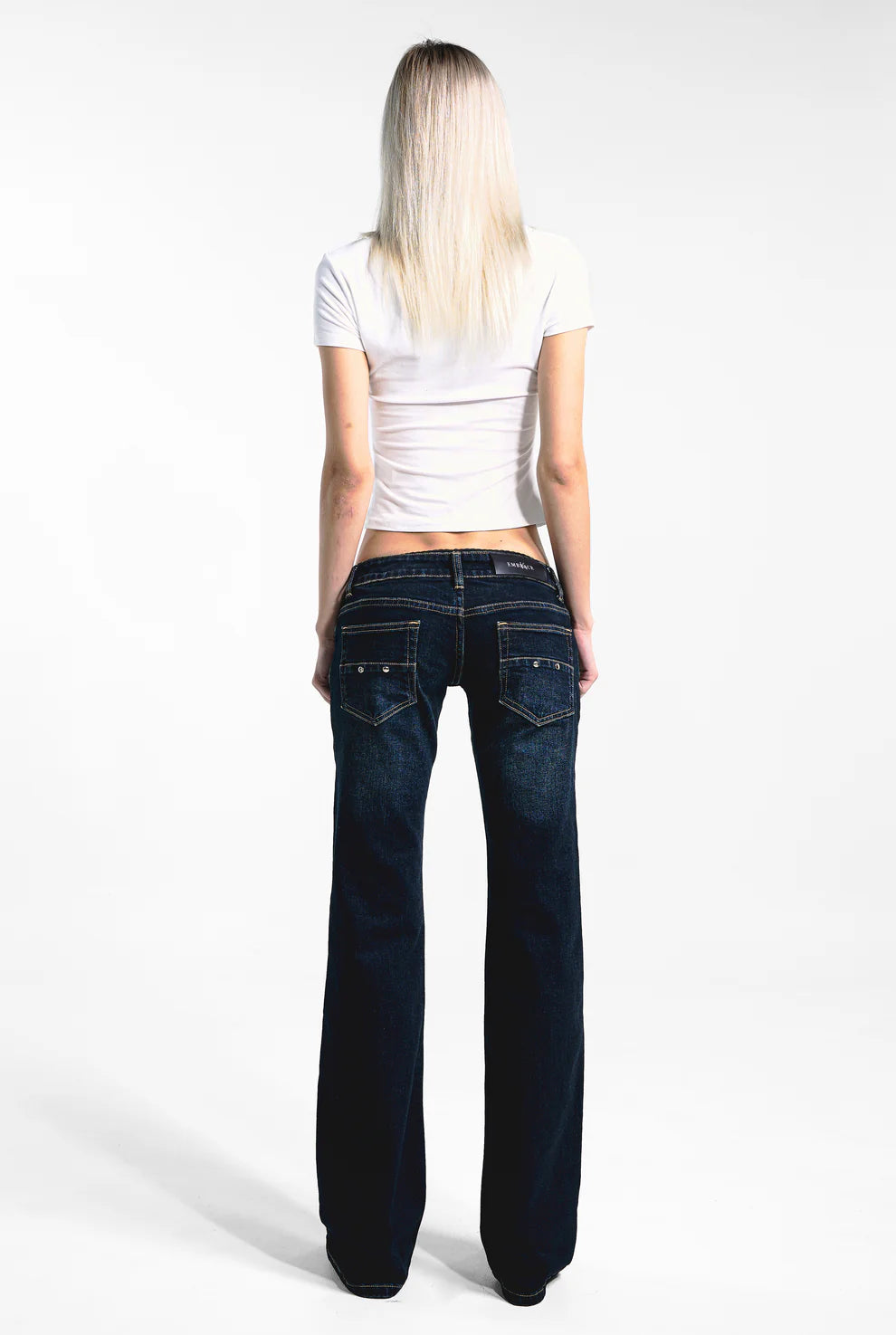 Slim Fit Flared Low Rise Jeans women