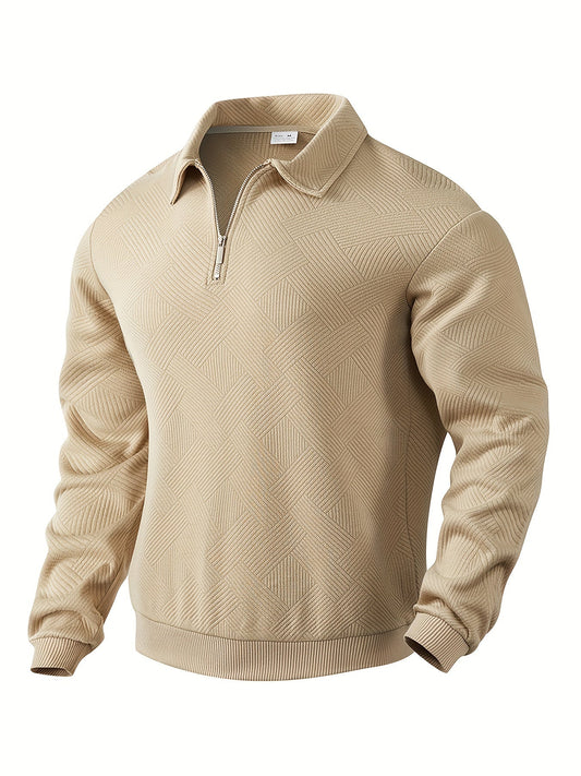 Ashwin | Stilfull 1/4-zip-tröja för män