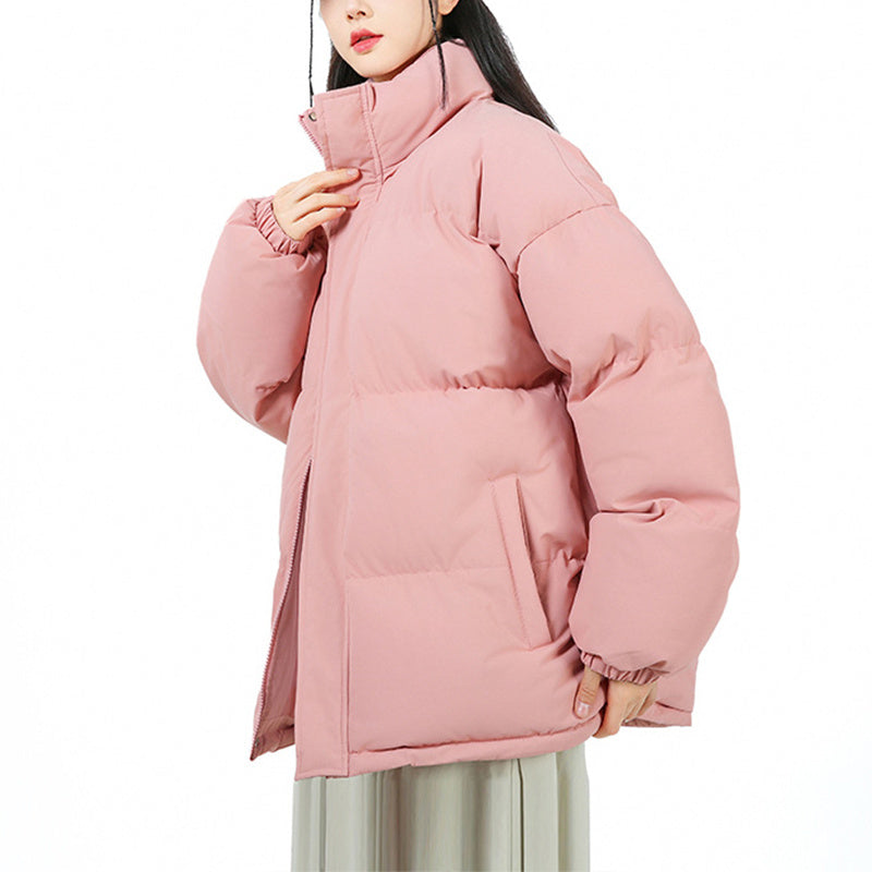 Unisex vinterjacka oversize med ståkrage