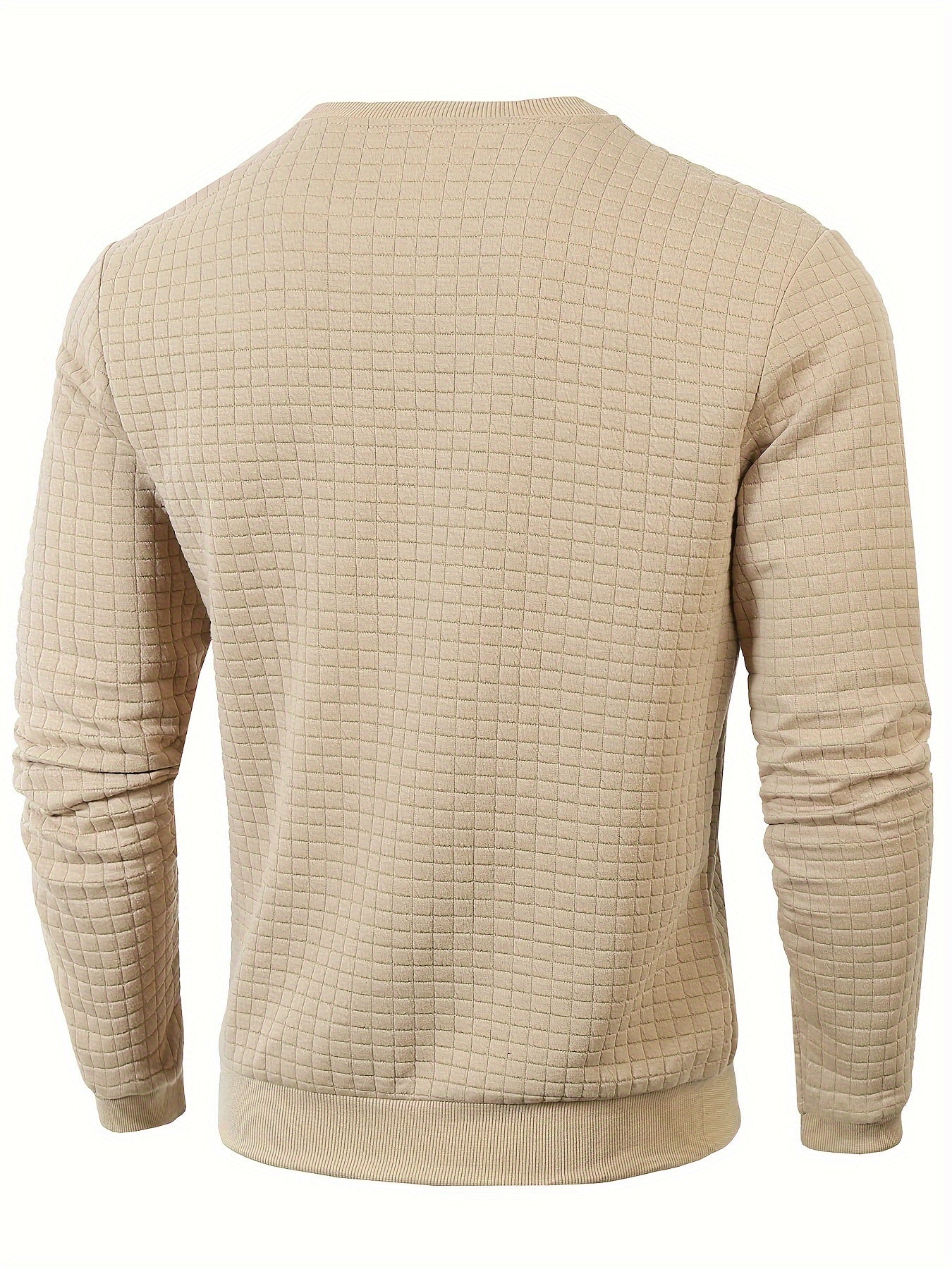 Casual Slim Fit Tröja för Herr | Perfekt för Höst/Vinter