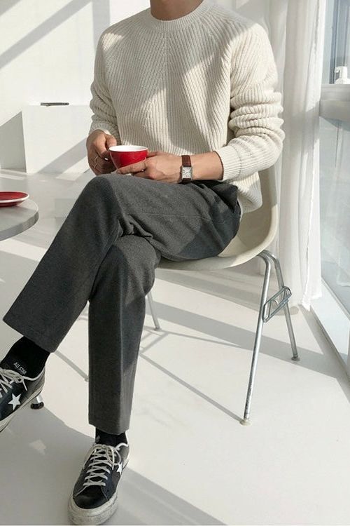 Cillian | Elegant ribbad tröja för män