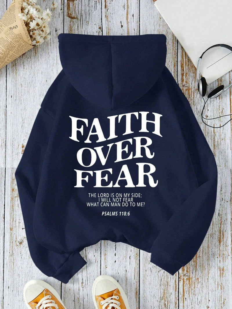 Tro över rädsla Hoodie