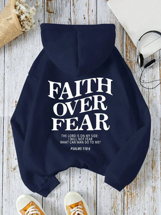Tro över rädsla Hoodie