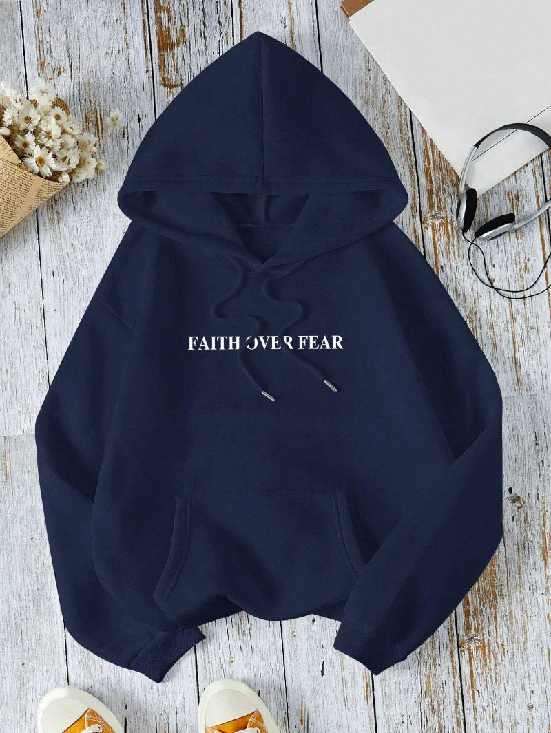 Tro över rädsla Hoodie