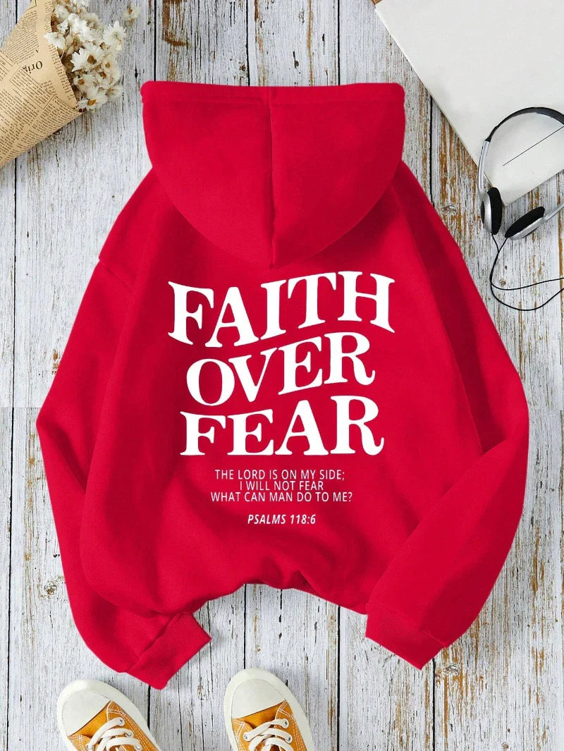 Tro över rädsla Hoodie