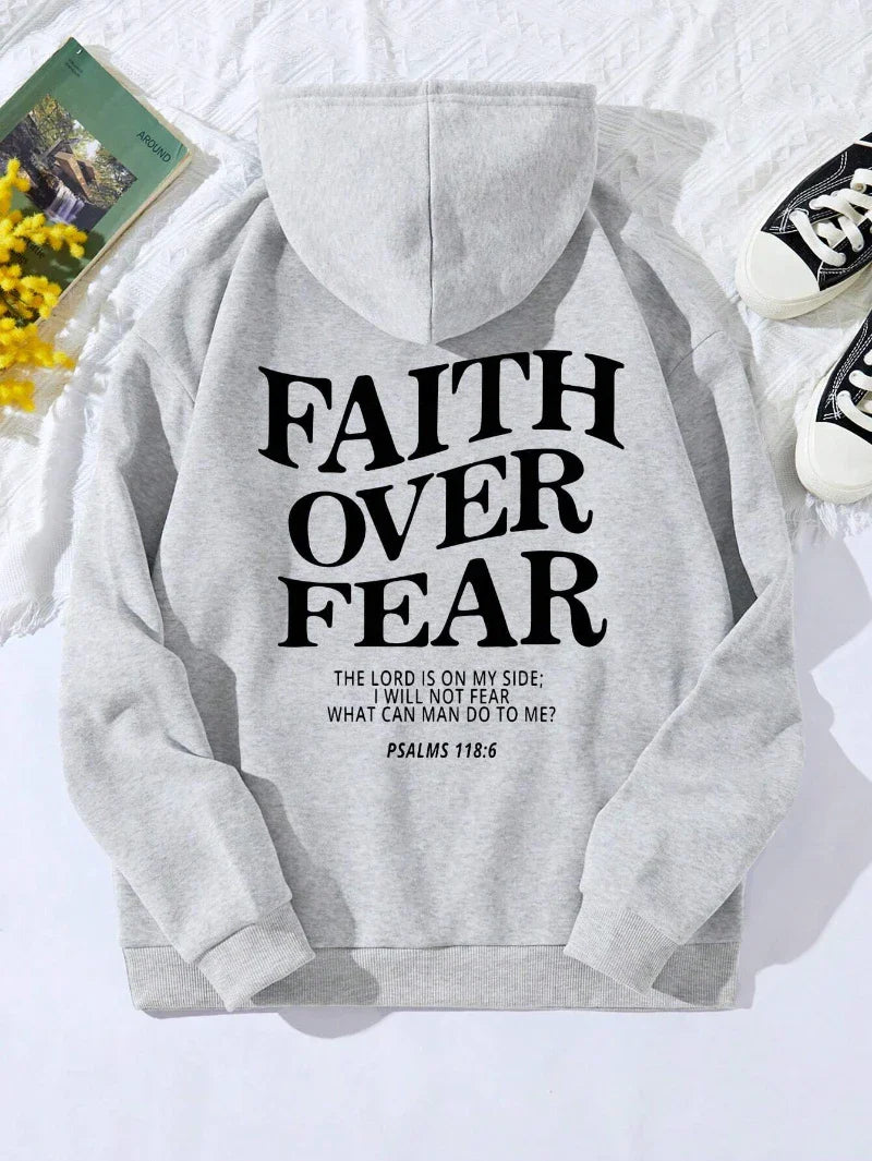 Tro över rädsla Hoodie