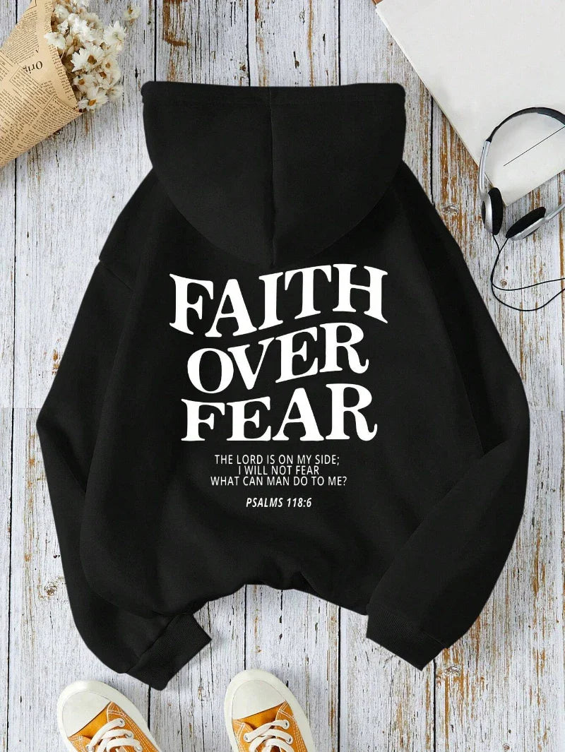 Tro över rädsla Hoodie