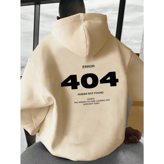 Bekväm herrhoodie med huva