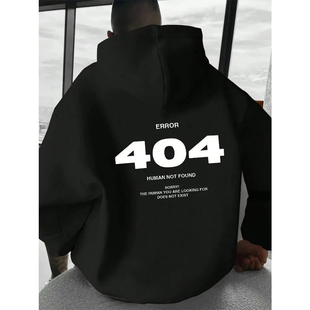Bekväm herrhoodie med huva