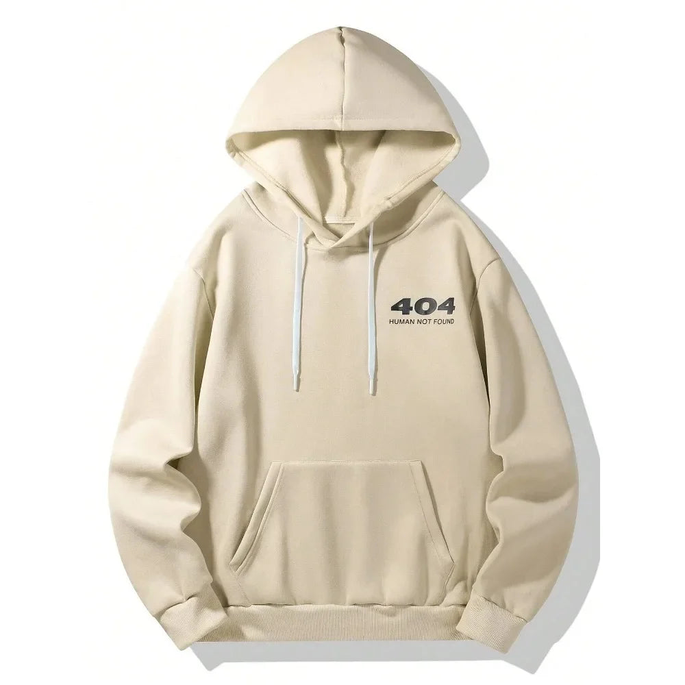 Bekväm herrhoodie med huva